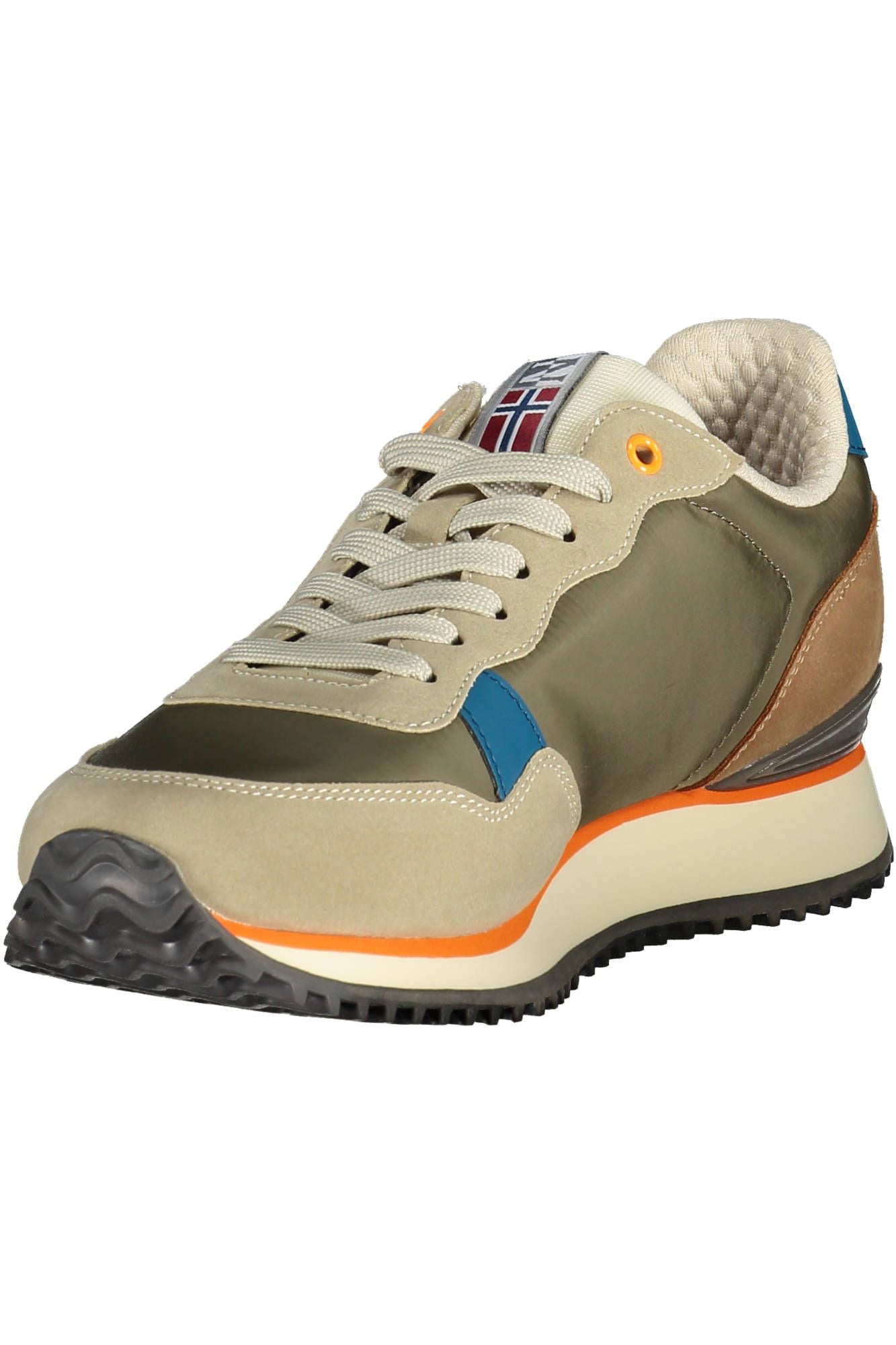  - Beige Polyester Men Sneaker