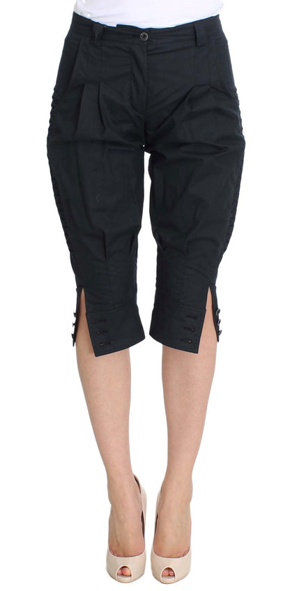  - Chic Blue Cotton Casual Pants