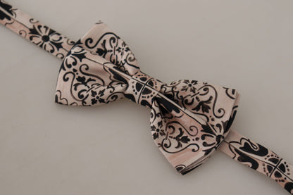  - Elegant Multicolor Silk Bow Tie