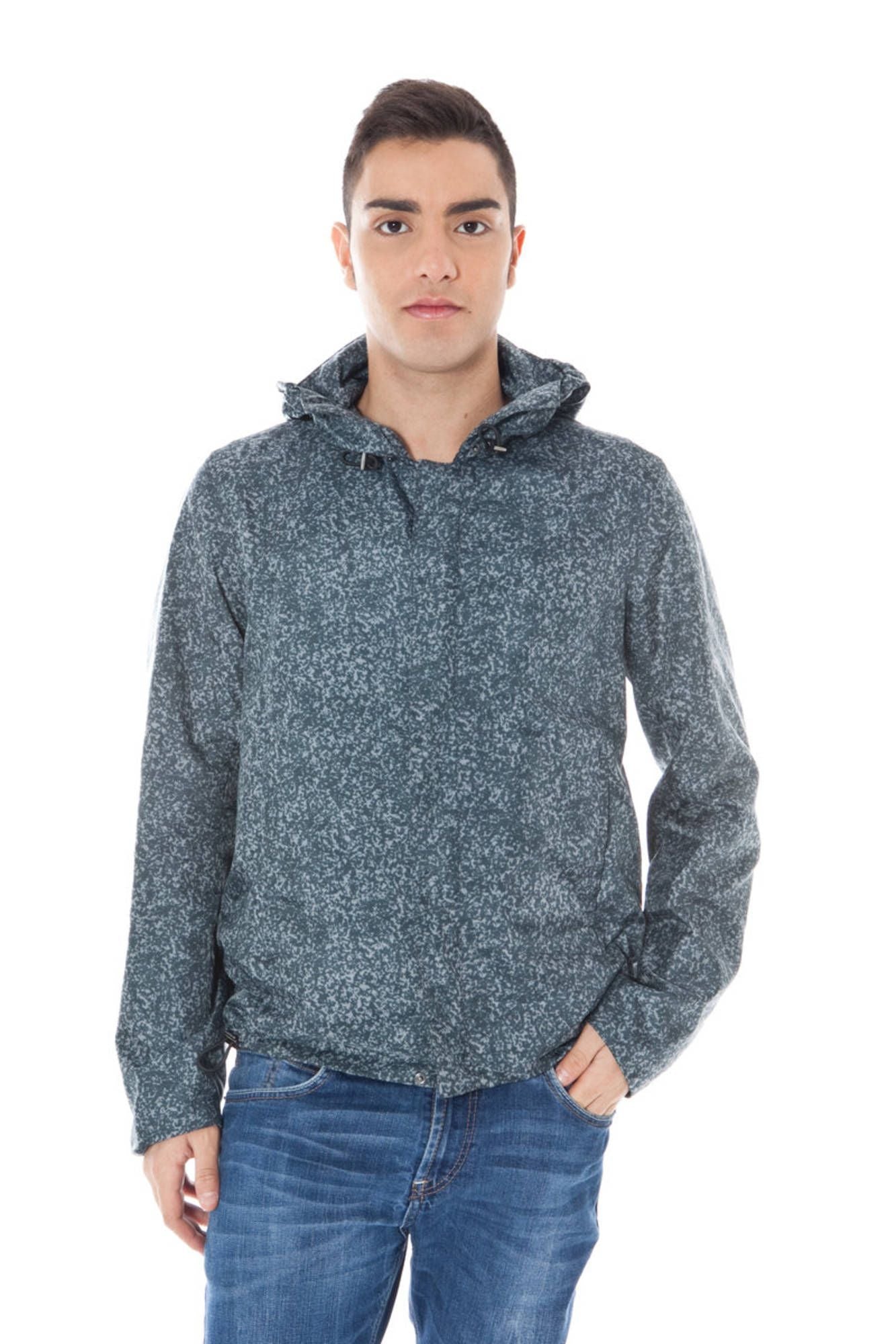 Gray Polyamide Men Jacket - The Luxe Alliance