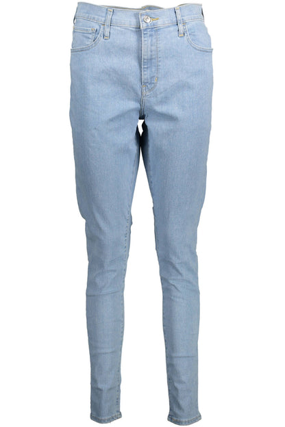  - Light Blue Cotton Women Jeans