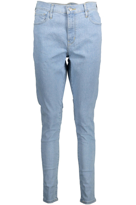  - Light Blue Cotton Women Jeans