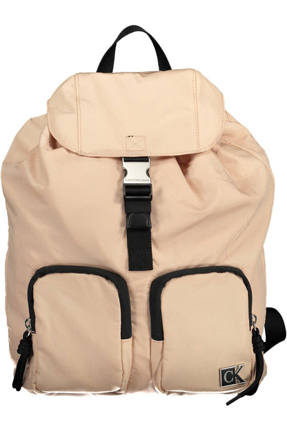 Pink Nylon Women Backpack - The Luxe Alliance