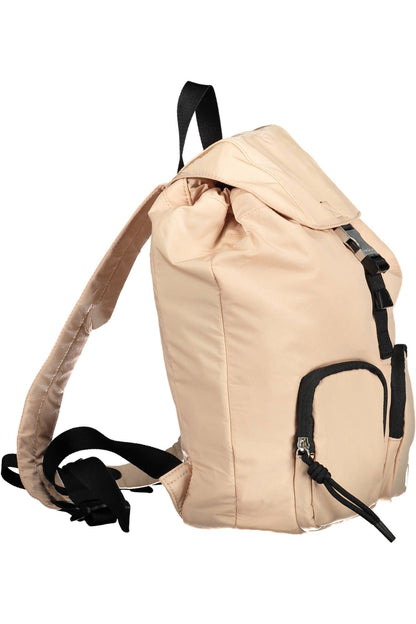 Pink Nylon Women Backpack - The Luxe Alliance