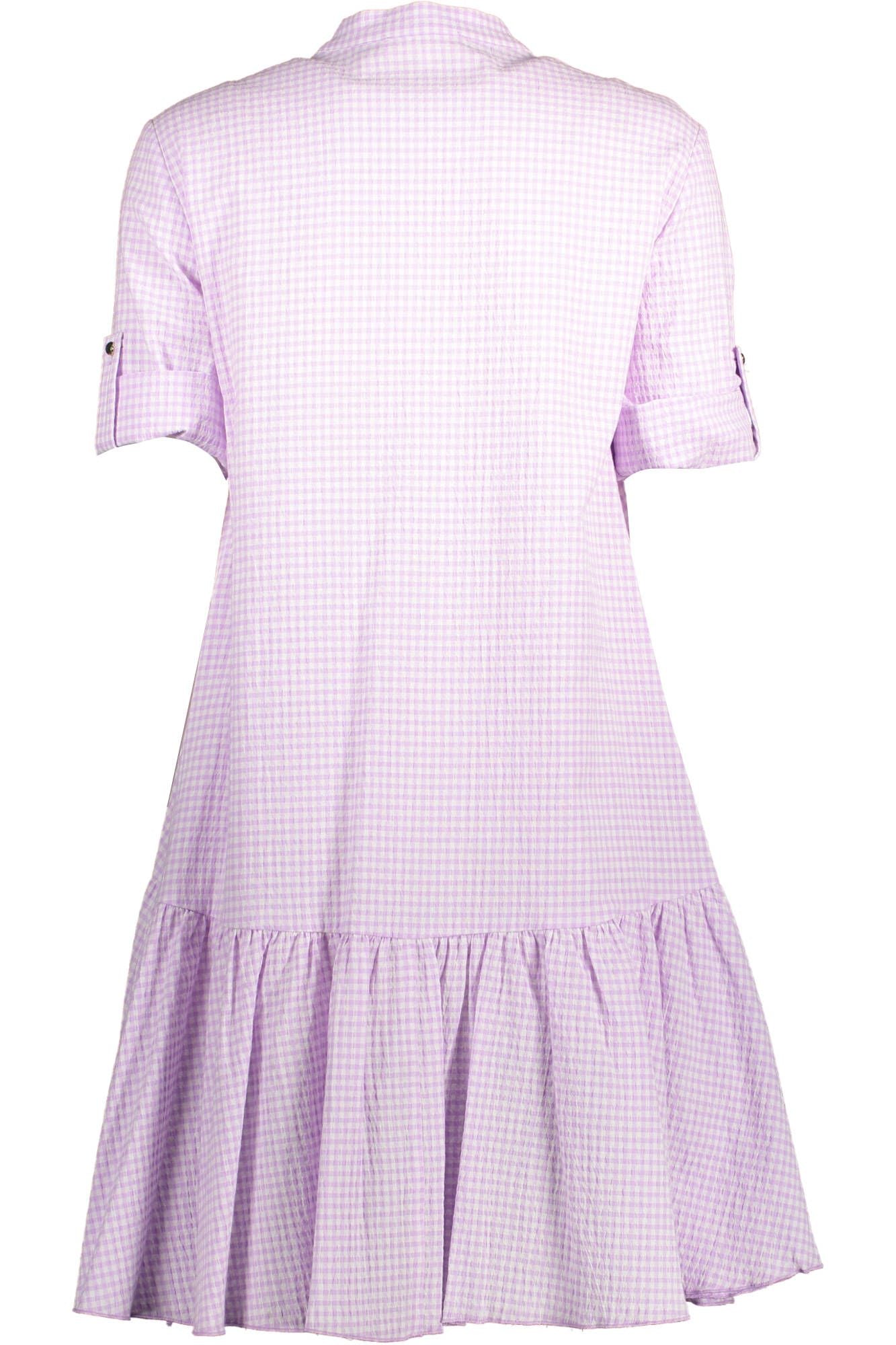  - Pink Cotton Women Dress