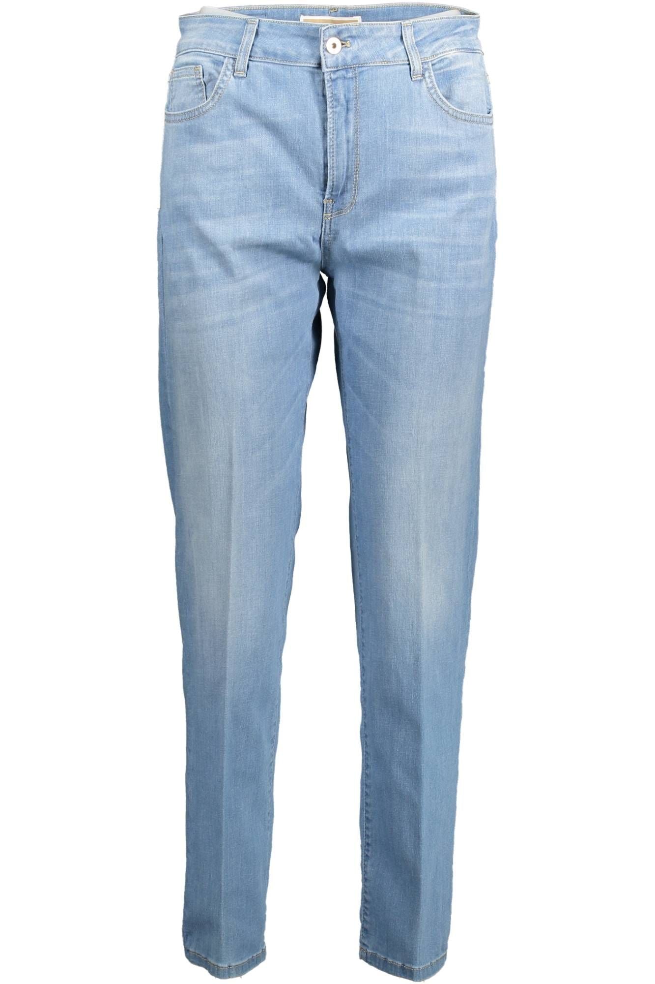  - Light Blue Cotton Women Jeans