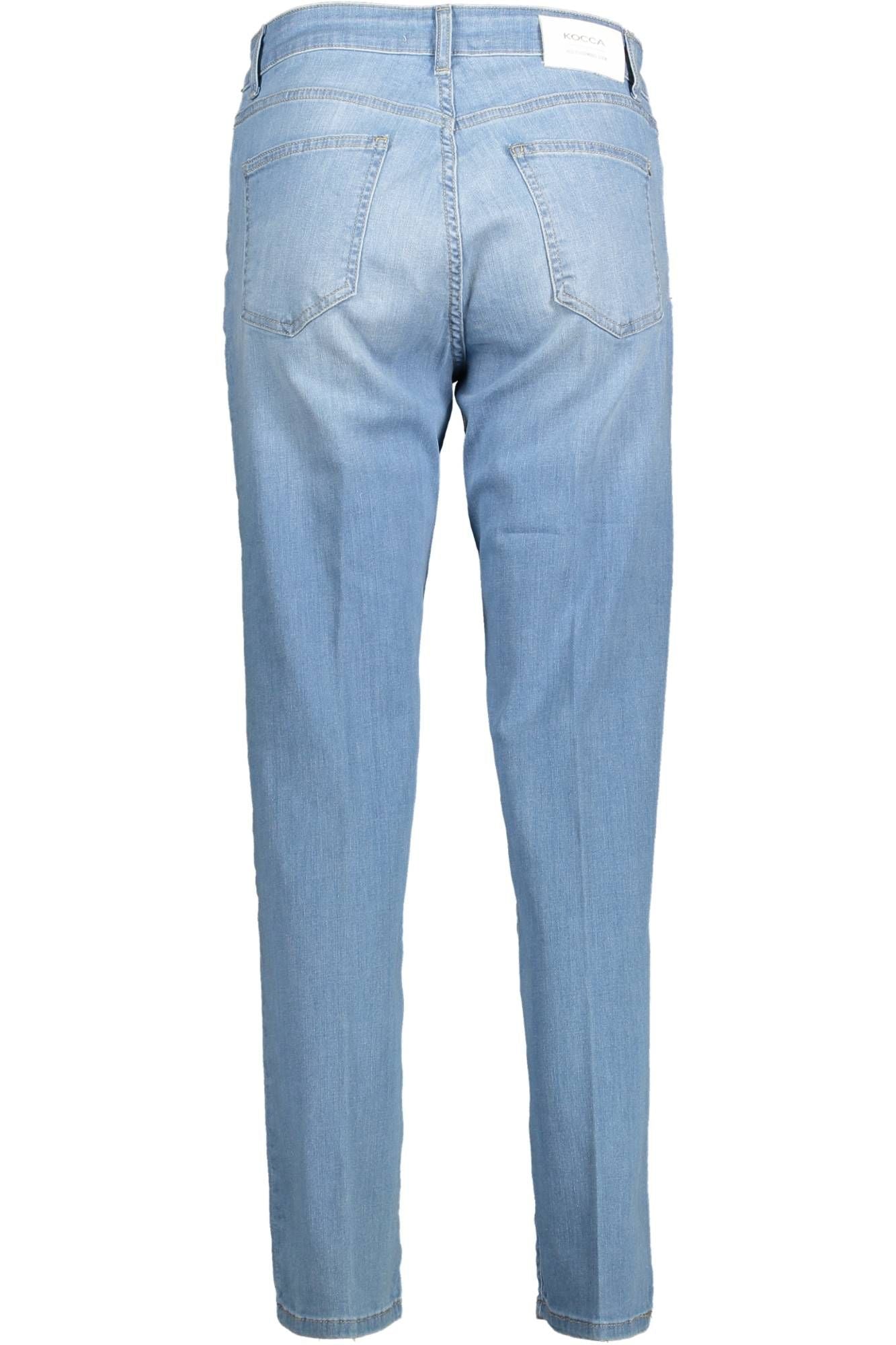  - Light Blue Cotton Women Jeans