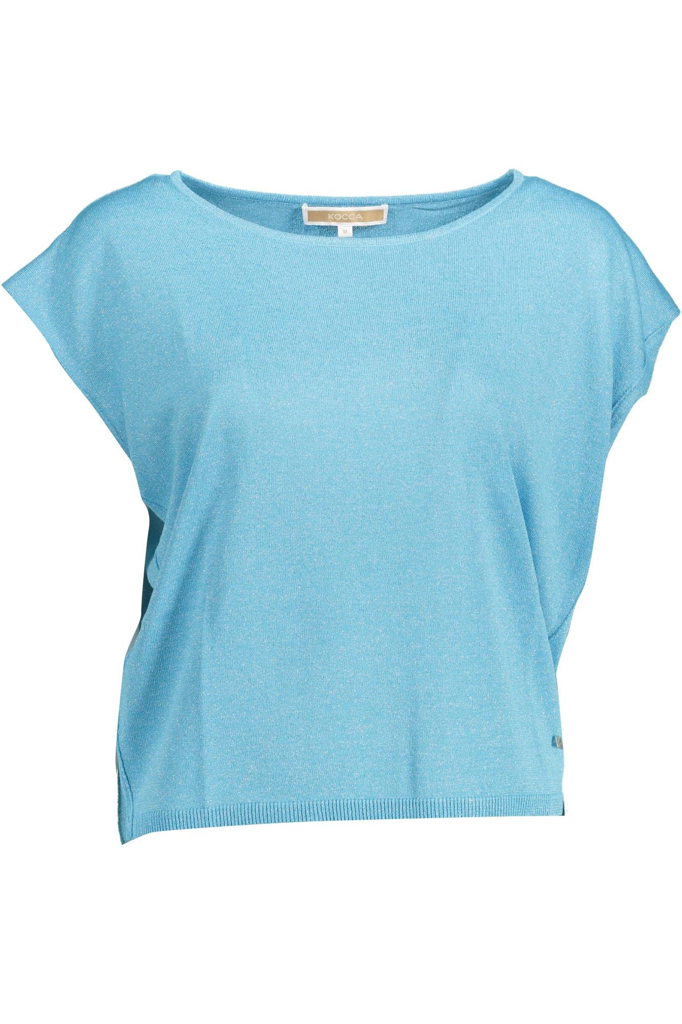  - Light Blue Viscose Women Top