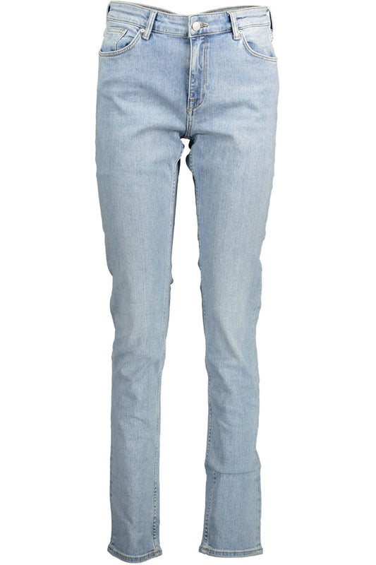  - Light Blue Cotton Women Jeans