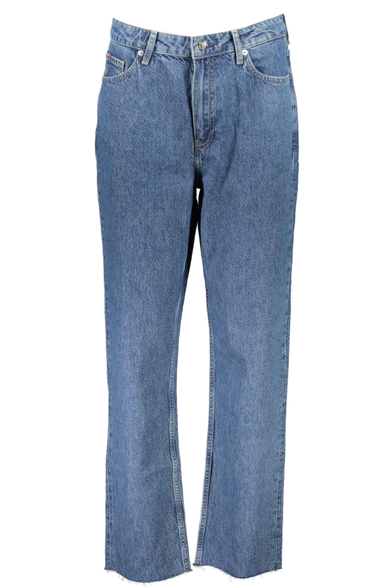 Blue Cotton Women Jeans - The Luxe Alliance