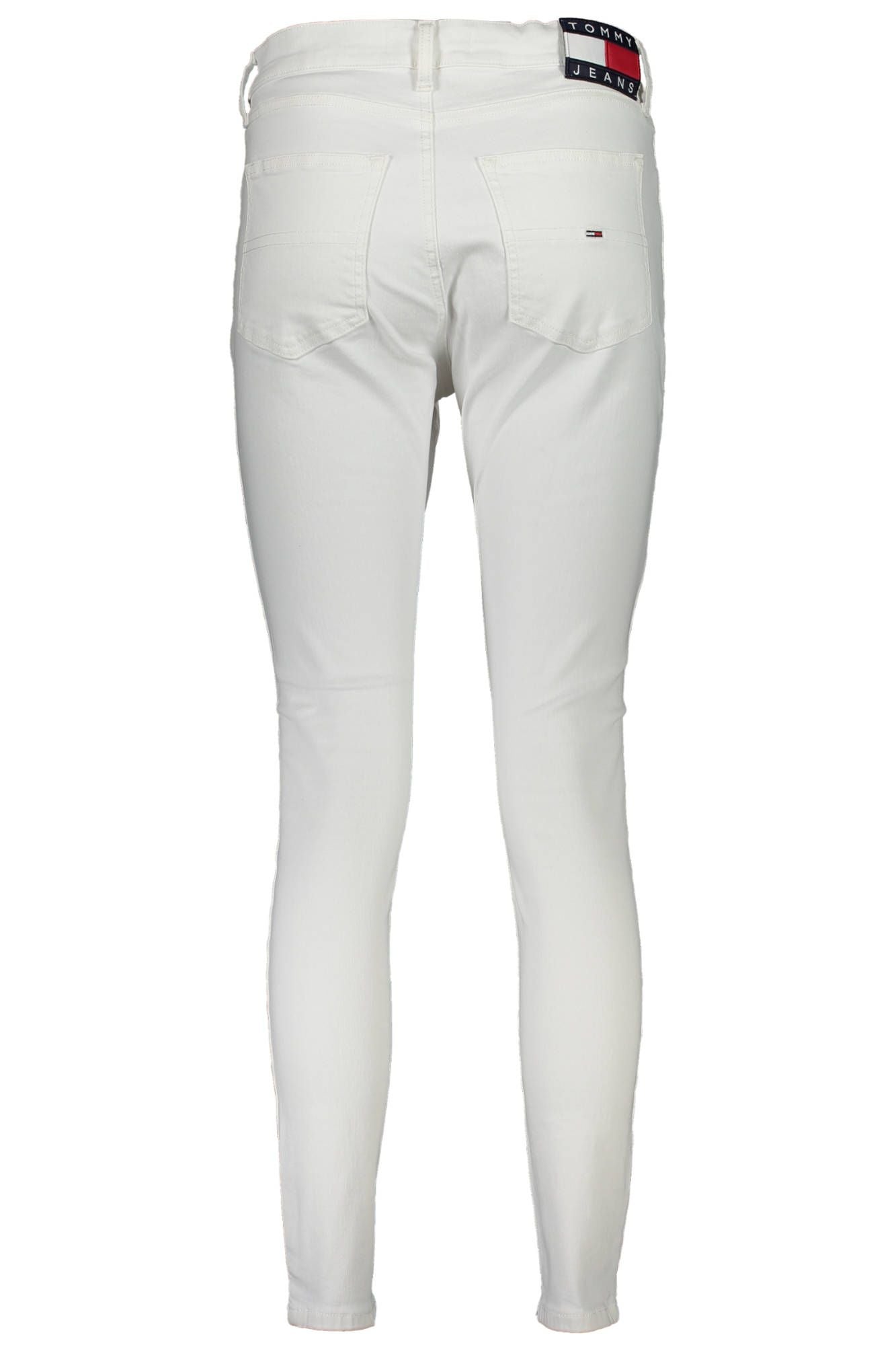 White Cotton Women Jeans - The Luxe Alliance