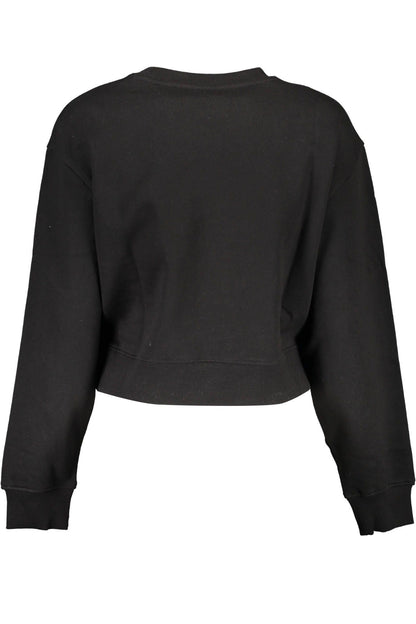 Black Cotton Women Sweater