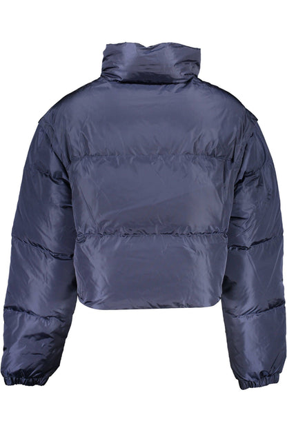  - Blue Nylon Women Jacket