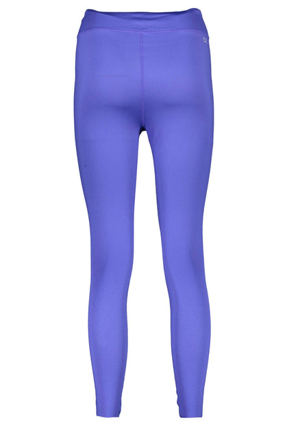  - Blue Polyester Women Legging