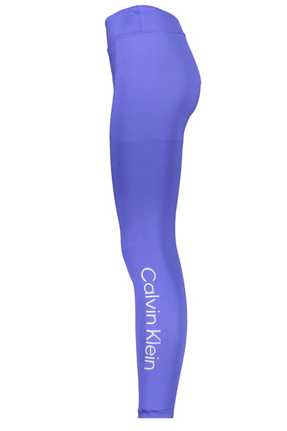  - Blue Polyester Women Legging