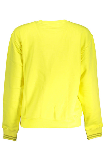  - Yellow Cotton Women Sweater