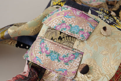Dolce & Gabbana Women's Multicolour Patchwork Blazer Jacket