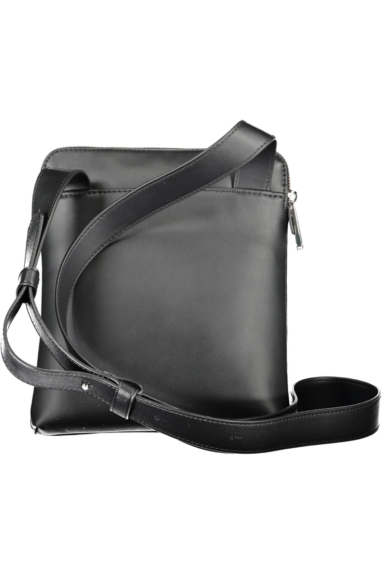 Black Polyester Men Shoulder Bag - The Luxe Alliance