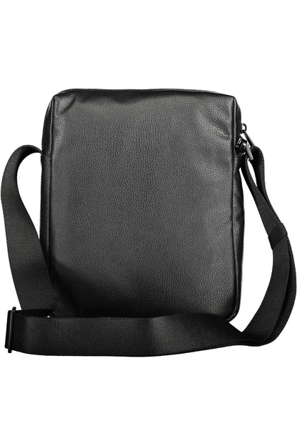 Black Polyester Men Shoulder Bag - The Luxe Alliance