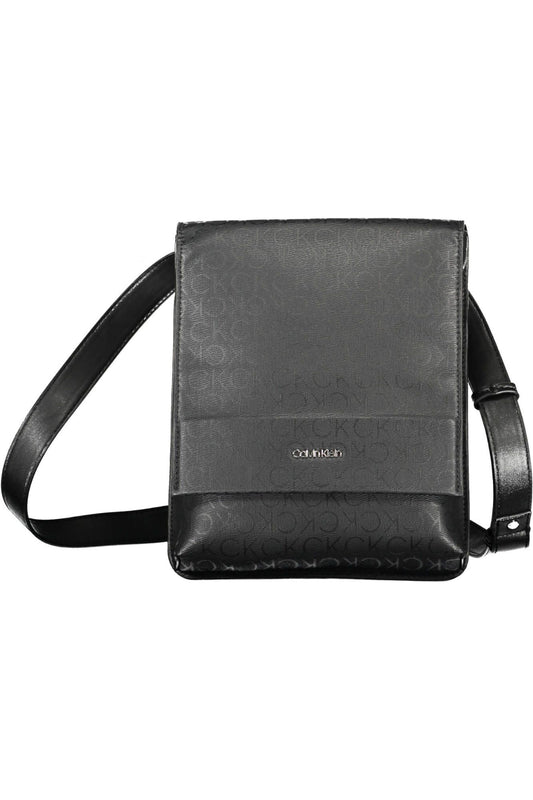  - Black Polyester Men Shoulder Bag