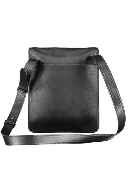  - Black Polyester Men Shoulder Bag