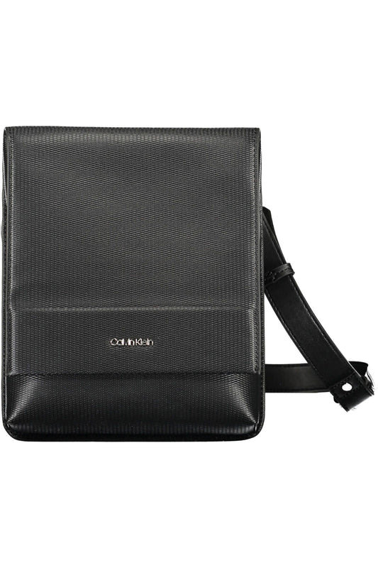  - Black Polyester Men Shoulder Bag