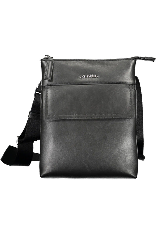  - Black Polyester Men Shoulder Bag