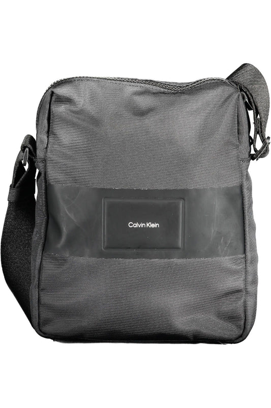  - Black Polyester Men Shoulder Bag