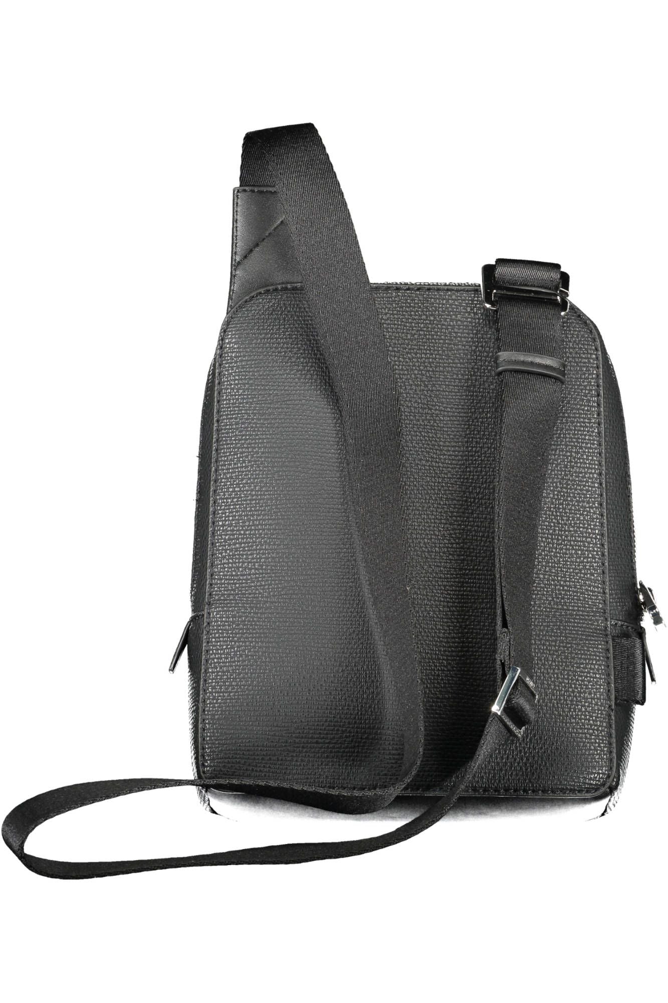  - Black Polyester Men Shoulder Bag