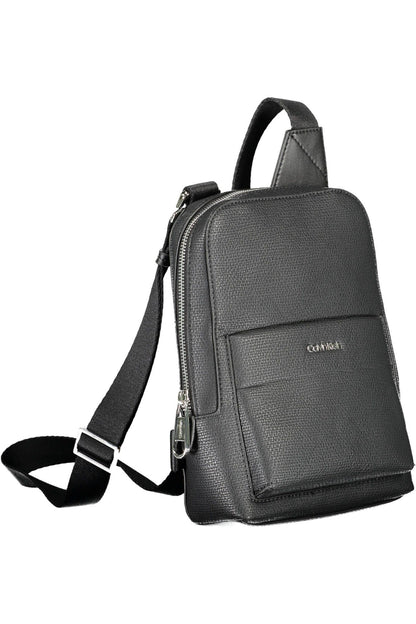  - Black Polyester Men Shoulder Bag