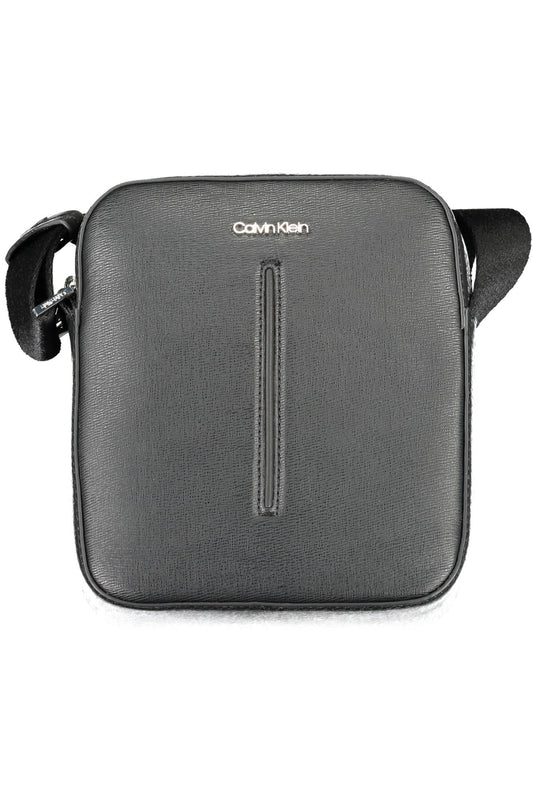  - Black Polyester Men Shoulder Bag