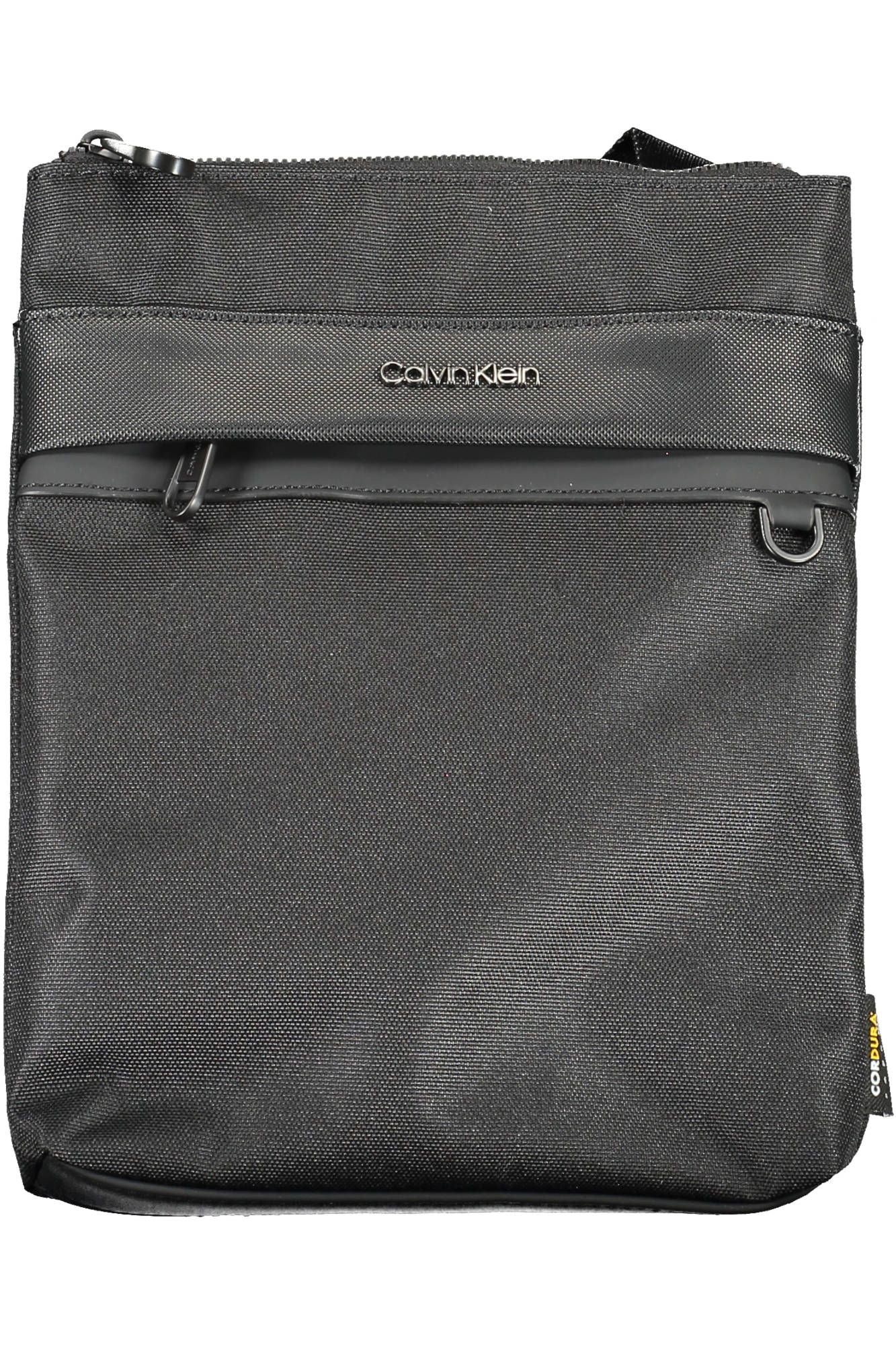 Black Polyester Men Shoulder Bag