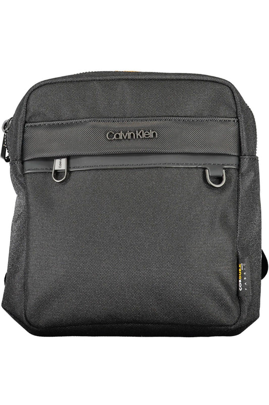  - Black Polyester Men Shoulder Bag