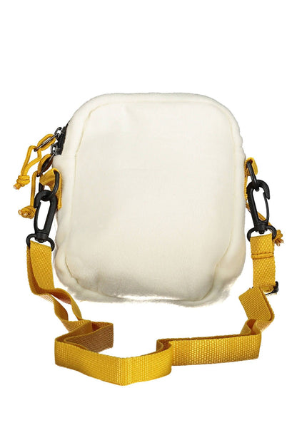 White Polyester Men Shoulder Bag - The Luxe Alliance