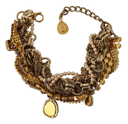  - Sicilian Sparkle Gold-Tone Statement Necklace