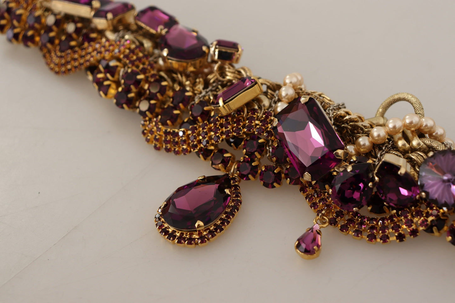  - Sicilian Sparkle Gold-Tone Statement Necklace