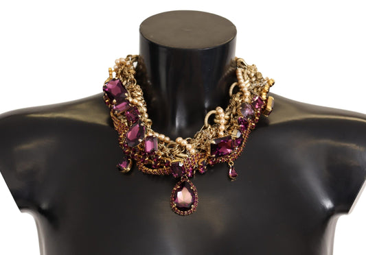  - Sicilian Sparkle Gold-Tone Statement Necklace