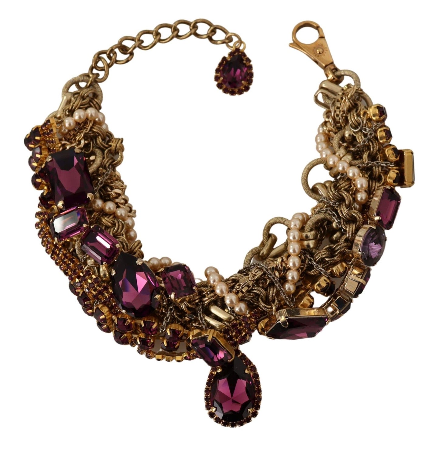  - Sicilian Sparkle Gold-Tone Statement Necklace