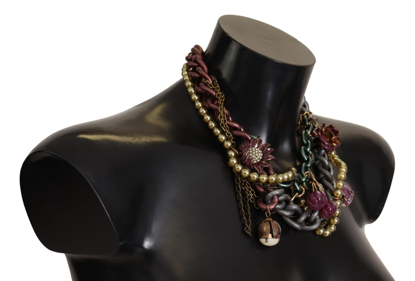 Sicilian Elegance Gold-Tone Statement Necklace by Dolce & Gabbana