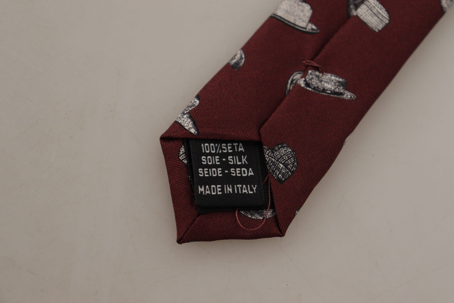  - Maroon Elegance Silk Tie