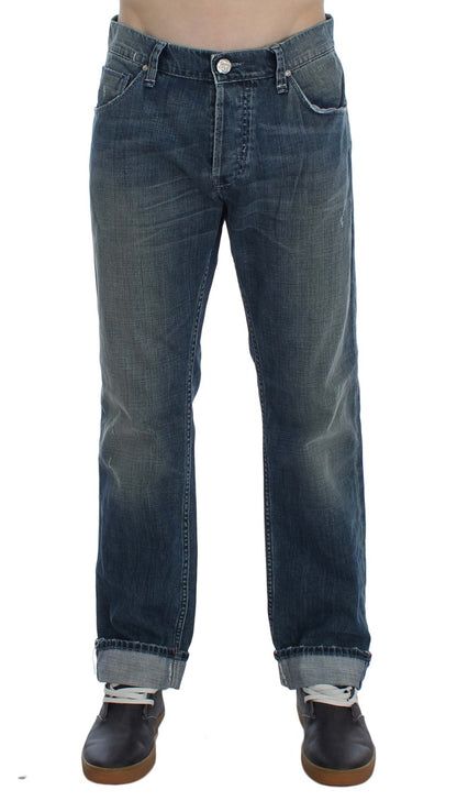  - Elegant Regular Fit Blue Wash Denim