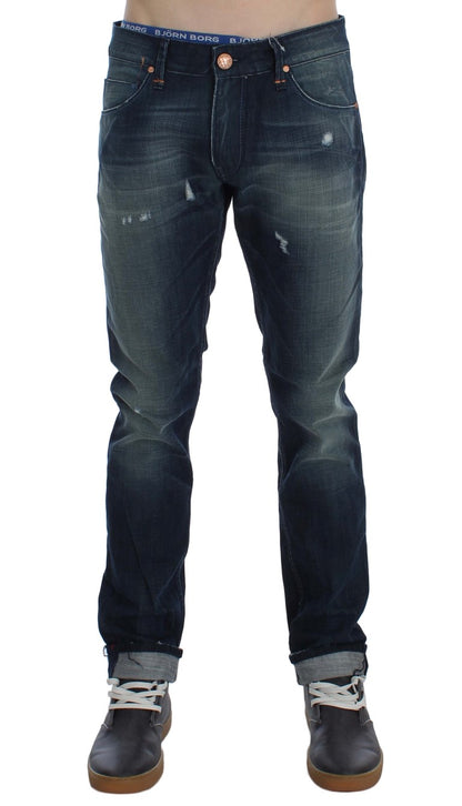  - Sleek Slim Fit Italian Denim Jeans