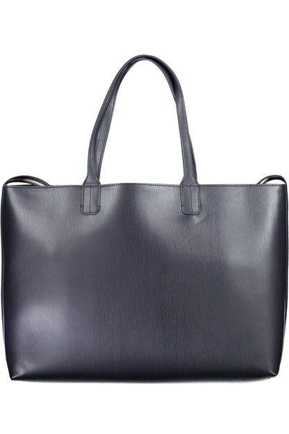 Blue Polyethylene Women Handbag - The Luxe Alliance