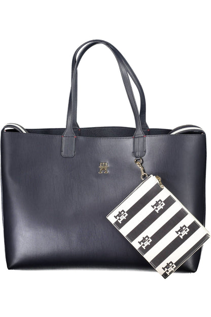 Blue Polyethylene Women Handbag - The Luxe Alliance