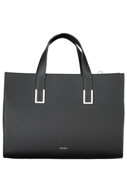 Black Polyester Women Handbag - The Luxe Alliance