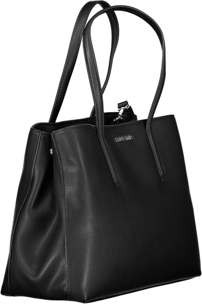 Black Polyester Women Handbag - The Luxe Alliance