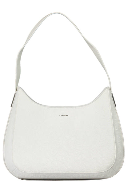 White Polyester Women Handbag - The Luxe Alliance