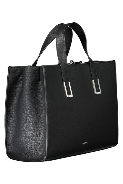 Black Polyester Women Handbag - The Luxe Alliance