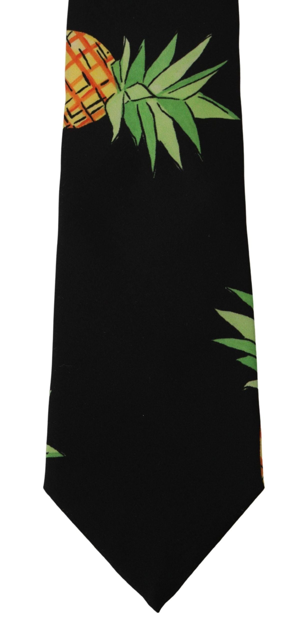  - Elegant Black Silk Tie for Sophisticated Style