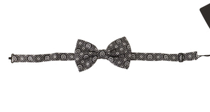 Elegant Silk Black Bow Tie - The Luxe Alliance